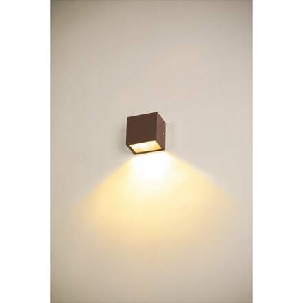 BIG WHITE SITRA S WL SINGLE venkovní LED nástěnné přisazené svítidlo rezavé CCT switch 3000/4000 K 1005150