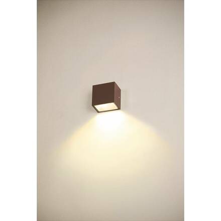 BIG WHITE SITRA S WL SINGLE venkovní LED nástěnné přisazené svítidlo rezavé CCT switch 3000/4000 K 1005150