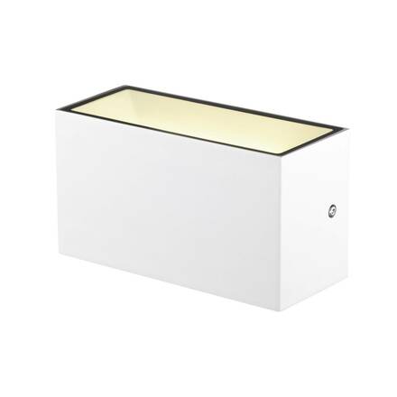 BIG WHITE SITRA M WL UP/DOWN venkovní LED nástěnné přisazené svítidlo, bílé CCT switch 3000/4000 K 1005153