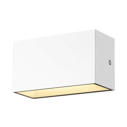 BIG WHITE SITRA M WL UP/DOWN venkovní LED nástěnné přisazené svítidlo, bílé CCT switch 3000/4000 K 1005153