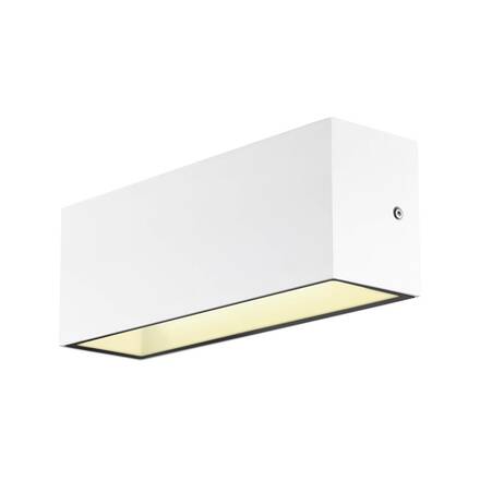 BIG WHITE SITRA L WL UP/DOWN venkovní LED nástěnné přisazené svítidlo, bílé CCT switch 3000/4000 K 1005156