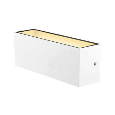 BIG WHITE SITRA L WL UP/DOWN venkovní LED nástěnné přisazené svítidlo, bílé CCT switch 3000/4000 K 1005156