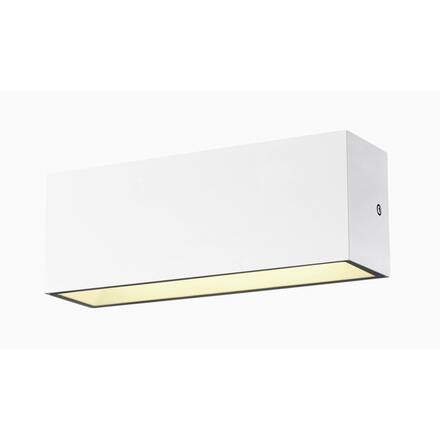 BIG WHITE SITRA L WL UP/DOWN venkovní LED nástěnné přisazené svítidlo, bílé CCT switch 3000/4000 K 1005156