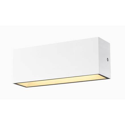 BIG WHITE SITRA L WL UP/DOWN venkovní LED nástěnné přisazené svítidlo, bílé CCT switch 3000/4000 K 1005156