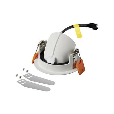 BIG WHITE NUMINOS GIMBLE XS zápustné stropní svítidlo bílé/černé 2700 K 40° 1005825