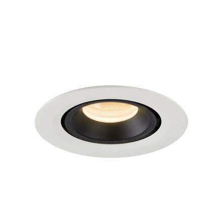 BIG WHITE NUMINOS GIMBLE XS zápustné stropní svítidlo bílé/černé 2700 K 40° 1005825