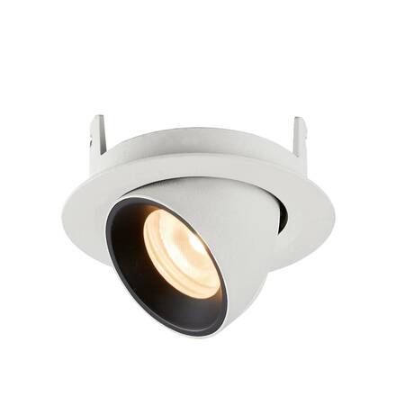 BIG WHITE NUMINOS GIMBLE XS zápustné stropní svítidlo bílé/černé 2700 K 40° 1005825