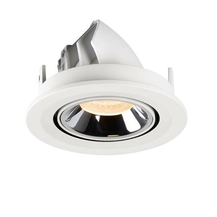 BIG WHITE NUMINOS GIMBLE S zápustné stropní svítidlo bílé/chrom 2700 K 20° 1005878