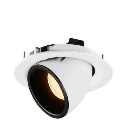 BIG WHITE NUMINOS GIMBLE M zápustné stropní svítidlo bílé/černé 2700 K 55° 1005936
