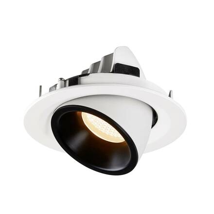 BIG WHITE NUMINOS GIMBLE M zápustné stropní svítidlo bílé/černé 2700 K 55° 1005936