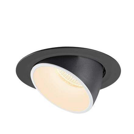 BIG WHITE NUMINOS GIMBLE XL zápustné stropní svítidlo černé/bílé 2700 K 20° 1006030