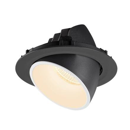 BIG WHITE NUMINOS GIMBLE XL zápustné stropní svítidlo černé/bílé 2700 K 40° 1006033