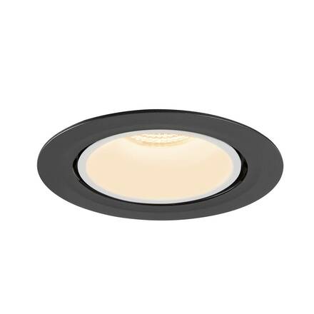 BIG WHITE NUMINOS GIMBLE XL zápustné stropní svítidlo černé/bílé 2700 K 55° 1006036