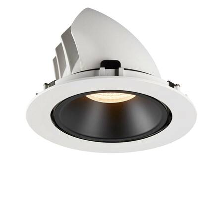 BIG WHITE NUMINOS GIMBLE XL zápustné stropní svítidlo bílé/černé 2700 K 55° 1006044