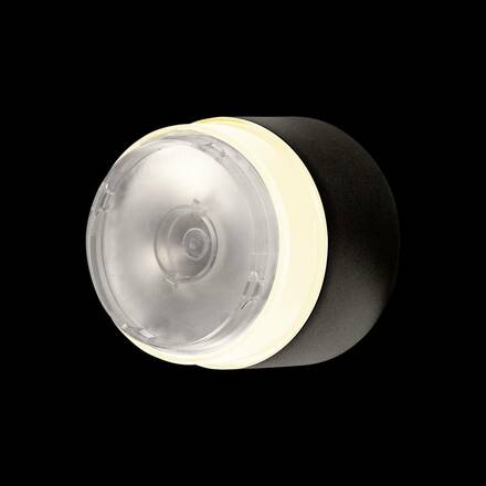 BIG WHITE (SLV) MANA BASE WL PHASE nástěnné přisazené svítidlo antracit kulaté 15 W 800/820 lm 2700/3000 K CRI90 stmívatelné 1006319