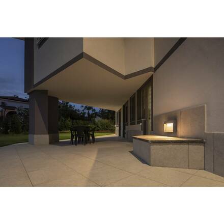 BIG WHITE (SLV) CONCRETO L WL nástěnné přisazené svítidlo, šedé, 12 W, 570 lm, 3000 K CRI80 1006405