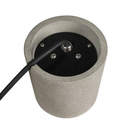 BIG WHITE (SLV) CONCRETO FL stojací lampa, kulatá GU10 šedá 10 W 1006408