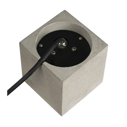 BIG WHITE (SLV) CONCRETO FL stojací lampa, hranatá GU10 šedá 10 W 1006409