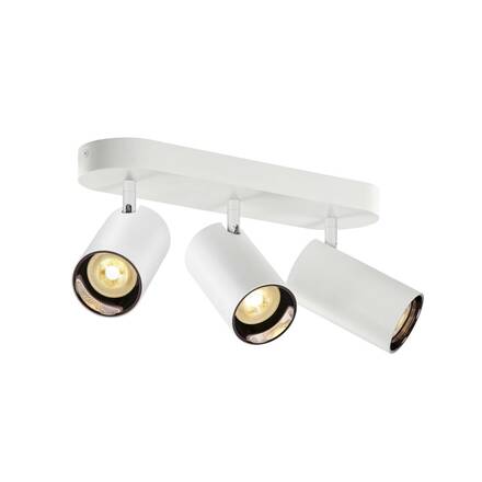 BIG WHITE (SLV) ASTO TUBE stropní přisazené svítidlo, válcové, max. 3x 10 W, bílé 1006428