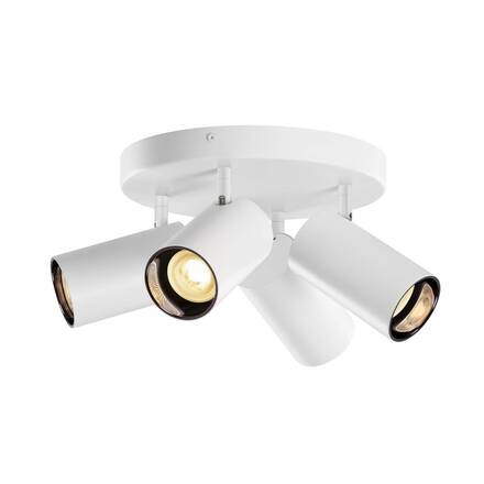 BIG WHITE (SLV) ASTO TUBE stropní přisazené svítidlo, válcové, max. 4x 10 W, bílé 1006430