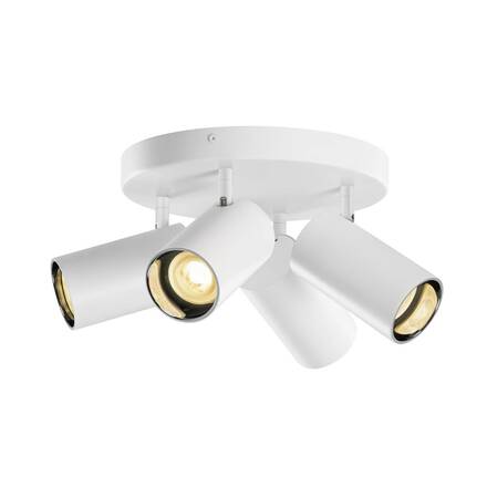 BIG WHITE (SLV) ASTO TUBE stropní přisazené svítidlo, válcové, max. 4x 10 W, bílé 1006430