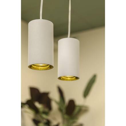 BIG WHITE (SLV) ASTO TUBE závěsné svítidlo, GU10, délka závěsu 250 cm, max. 2x 10 W, bílá 1006434
