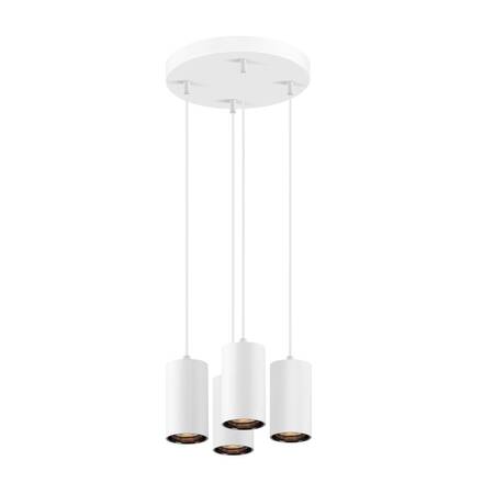BIG WHITE (SLV) ASTO TUBE závěsné svítidlo, GU10, délka závěsu 250 cm, max. 4x 10 W, bílá 1006438