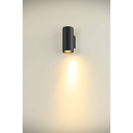 BIG WHITE (SLV) ASTO TUBE nástěnné přisazené svítidlo, válcové, max. 1x 10 W, černé 1006441
