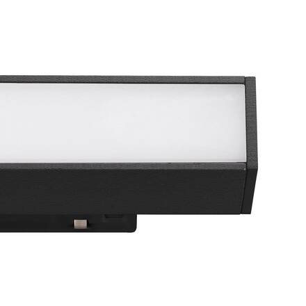 BIG WHITE (SLV) IN-LINE 22 48 V TRACK opal, DALI, spot, černé/černé, 7,3 W, 540 lm, 2700 K, CRI90, 95° 1006615