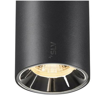 BIG WHITE (SLV) NUMINOS S 48 V TRACK DALI, spot, černé/chrom, 16 W, 1050 lm, 3000 K, CRI90, 20° 1006725