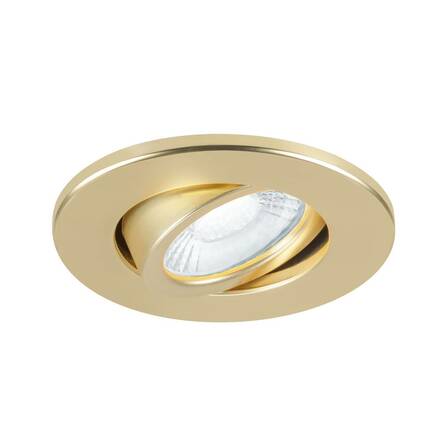 BIG WHITE (SLV) UNIVERSAL DOWNLIGHT kryt pro downlight IP20, výkyvný, kulatý, matně zlatý 1007191