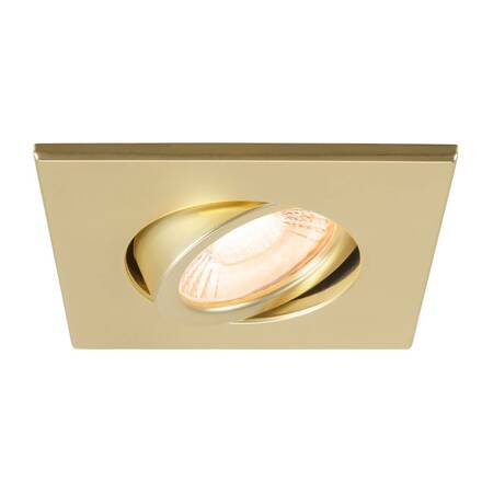 BIG WHITE (SLV) UNIVERSAL DOWNLIGHT kryt pro downlight IP20, výkyvný, hranatý, matně zlatý 1007194