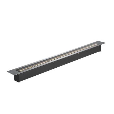 BIG WHITE (SLV) DASAR 1200 svítidlo pro vestavbu do země, 34 W, 3000 K, IP65/IP67, čtvercové, nerezová ocel 1007196