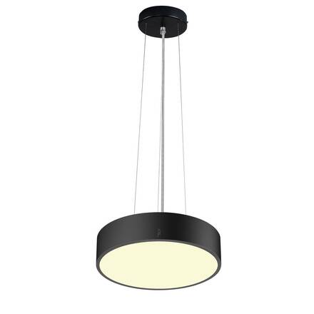 BIG WHITE (SLV) MEDO PRO 30 nástěnné a stropní nástavbové svítidlo, kulaté, 3000/4000K, 10W, DALI, Touch, 110°, černá 1007286