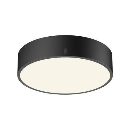 BIG WHITE (SLV) MEDO PRO 30 nástěnné a stropní nástavbové svítidlo, kulaté, 3000/4000K, 10W, DALI, Touch, 110°, černá 1007286