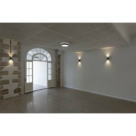 BIG WHITE (SLV) MEDO PRO 30 nástěnné a stropní nástavbové svítidlo, kulaté, 3000/4000K, 10W, fáze, 70°, UGR&lt;19, černá 1007288