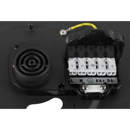 BIG WHITE (SLV) MEDO PRO 40 nástěnné a stropní nástavbové svítidlo, kulaté, 3000/4000K, 19W, DALI, Touch, 80°, UGR&lt;19, černá 1007292