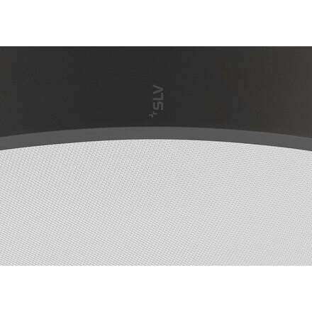 BIG WHITE (SLV) MEDO PRO 60 nástěnné a stropní nástavbové svítidlo, kulaté, 3000/4000K, 39W, DALI, Touch, 80°, UGR&lt;19, černá 1007300