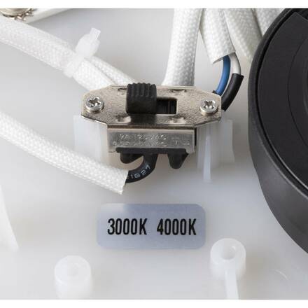 BIG WHITE (SLV) MEDO PRO 60 nástěnné a stropní nástavbové svítidlo, kulaté, 3000/4000K, 39W, DALI, Touch, 80°, UGR&lt;19, černá 1007300