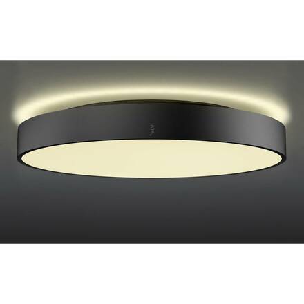 BIG WHITE (SLV) MEDO PRO 60 nástěnné a stropní nástavbové svítidlo, kulaté, 3000/4000K, 39W, DALI, Touch, 80°, UGR&lt;19, černá 1007300