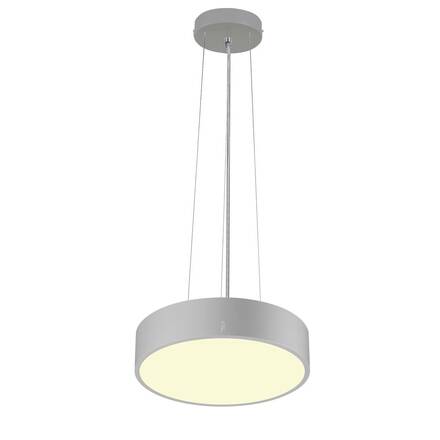 BIG WHITE (SLV) MEDO 30 nástěnné a stropní nástavbové svítidlo, kulaté, 2700/3000/4000K, 12W, fáze, 110°, šedá 1007318