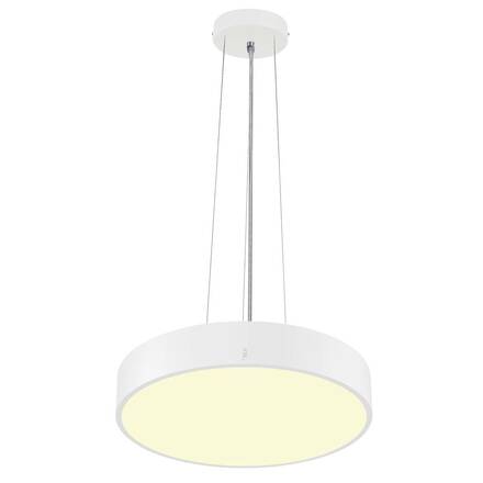 BIG WHITE (SLV) MEDO 40 nástěnné a stropní nástavbové svítidlo, kulaté, 2700/3000/4000K, 20W, fáze, 110°, bílá 1007320