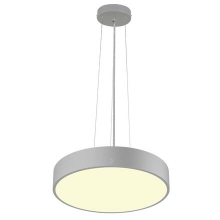 BIG WHITE (SLV) MEDO 40 nástěnné a stropní nástavbové svítidlo, kulaté, 2700/3000/4000K, 20W, fáze, 110°, šedá 1007321