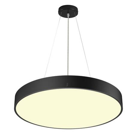 BIG WHITE (SLV) MEDO 60 nástěnné a stropní nástavbové svítidlo, kulaté, 2700/3000/4000K, 39W, fáze, 110°, černá 1007322
