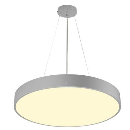 BIG WHITE (SLV) MEDO 60 nástěnné a stropní nástavbové svítidlo, kulaté, 2700/3000/4000K, 39W, fáze, 110°, šedá 1007324