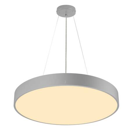 BIG WHITE (SLV) MEDO 60 nástěnné a stropní nástavbové svítidlo, kulaté, 2700/3000/4000K, 39W, fáze, 110°, šedá 1007324