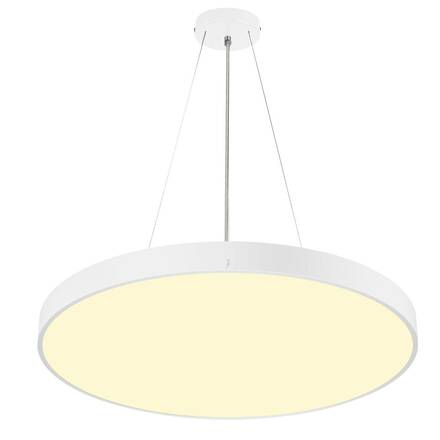 BIG WHITE (SLV) MEDO 90 stropní nástavbové svítidlo, kulaté, 2700/3000/4000K, 79W, fáze, 110°, bílá 1007326