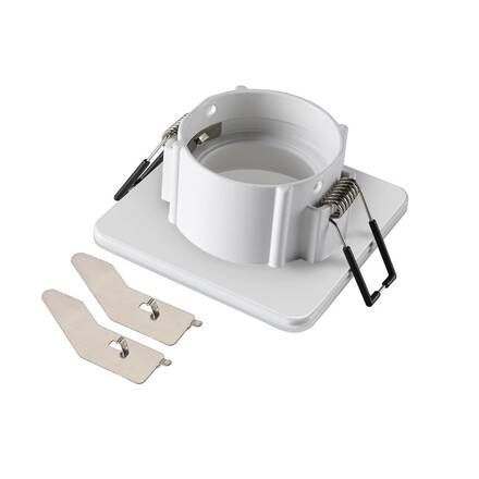 BIG WHITE (SLV) NEW TRIA 68 kroužek pro vestavbu do stropu, D: 8,3 Š: 8,3 H: 3,55 cm, IP 65, vč. skla, bílá 1007339