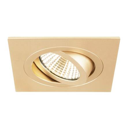 BIG WHITE (SLV) NEW TRIA 75 kroužek pro vestavbu do stropu, D: 9 Š: 9 H: 2,6 cm, IP 20, růžové zlato 1007341
