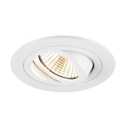 BIG WHITE (SLV) NEW TRIA 75 kroužek pro vestavbu do stropu, D: 9,3 H: 2,6 cm, IP 20, bílá 1007342